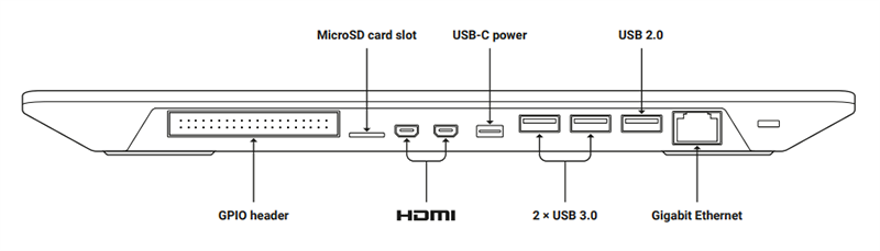 Raspberry Pi Kits ordinateur personnel avec boîtier intégré 400